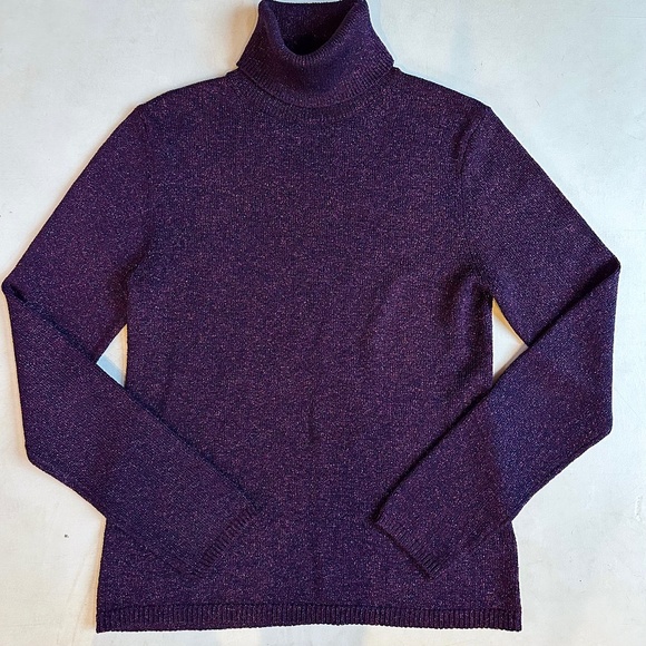 Creatures of Comfort Metallic Knit Turtleneck - Picture 2 of 7